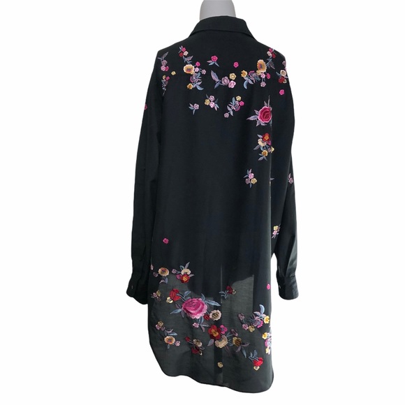 Zara Woman women’s blouse black silk blend size 28 - Picture 3 of 12